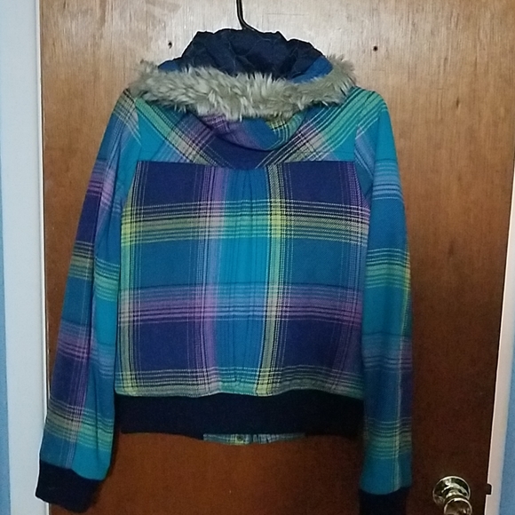 Roxy Plaid Jacket - Picture 2 of 7
